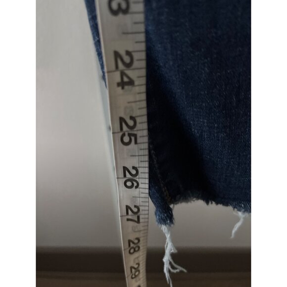 Polished Casual Levi’s Jeans 311 Shaping Skinny W29 L28 Dark Wash Raw Hem Ankle - Picture 10 of 15